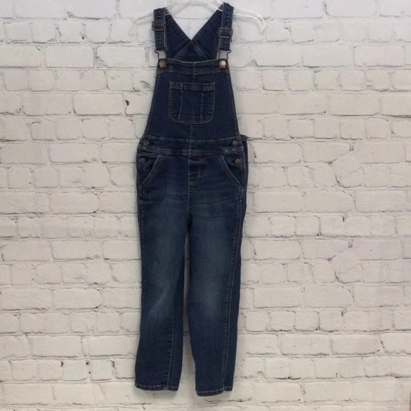 4T Baby Gap Straight Leg Denim Overalls - Picture 1 of 9
